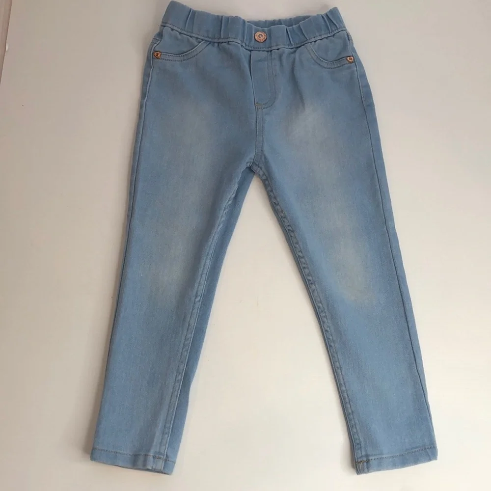 VINCE CAMUTO Light Blue Stretch Denim Jeans Leggings Jeggings Girl's Size 5